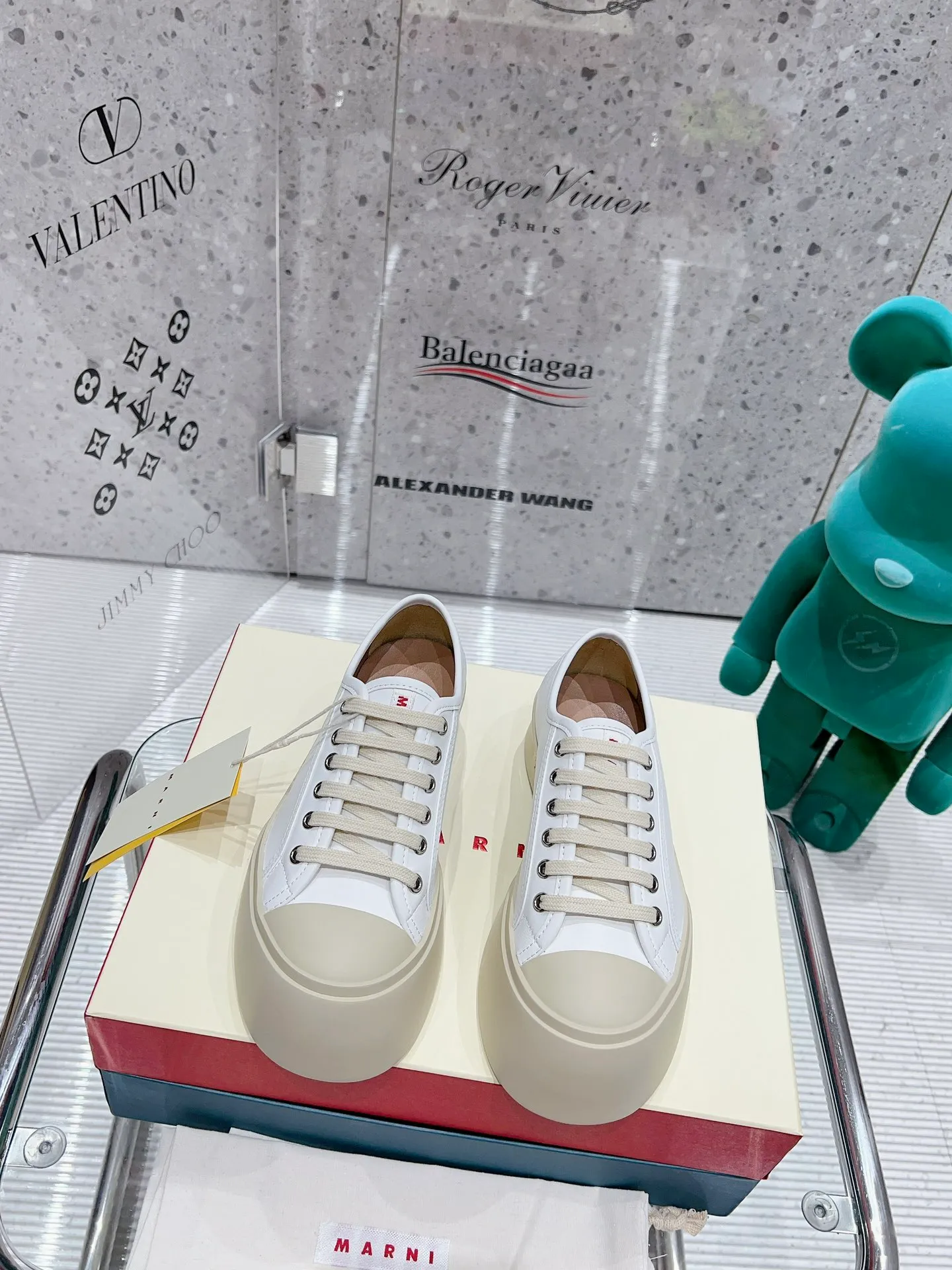 👟👟Ex-factory price 480👟👟 marni big-toe shoes, the latest version, with chip version! New version of outsole, new color, so all colors are in stock!